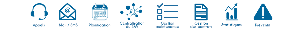 Icone qui représente la partie SAV de nos logiciels